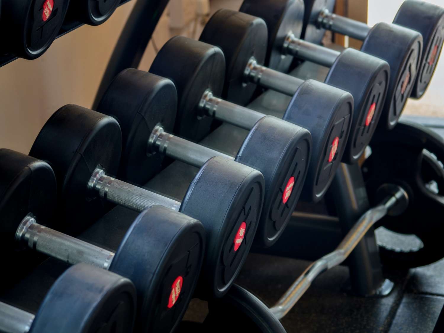 VGL Fitness Anabolic Steroids UK dumb bell weights rack.
